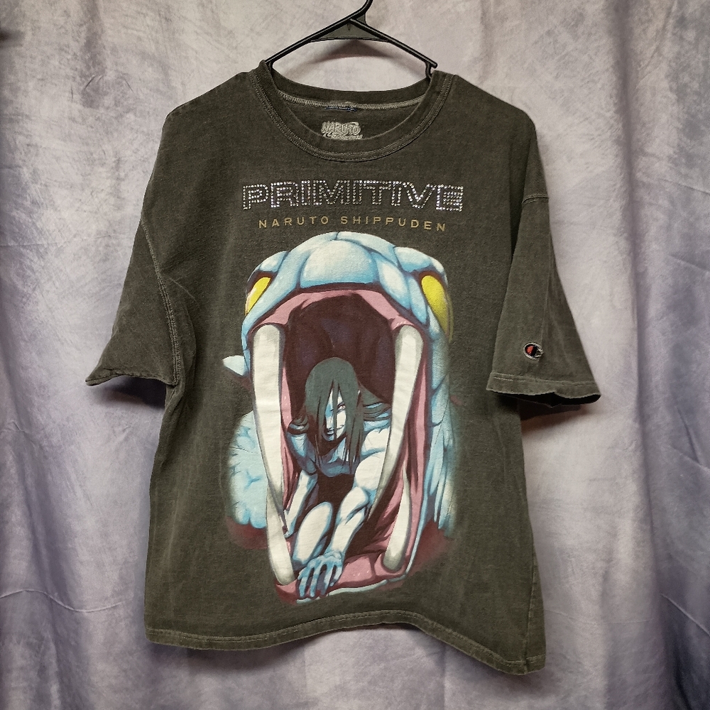 Champion Primitive x Naruto Shippuden Collab Graphic Tee